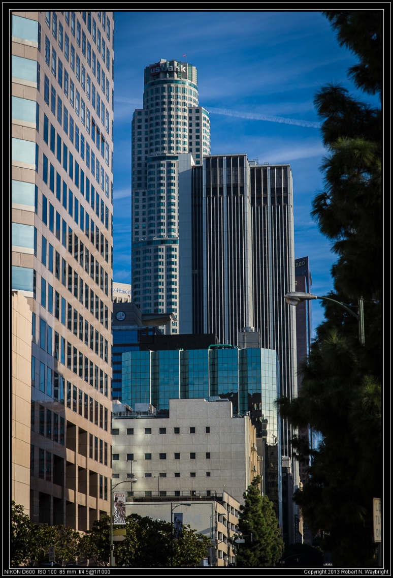 The US Bank Tower, the tallest building on the West Coast