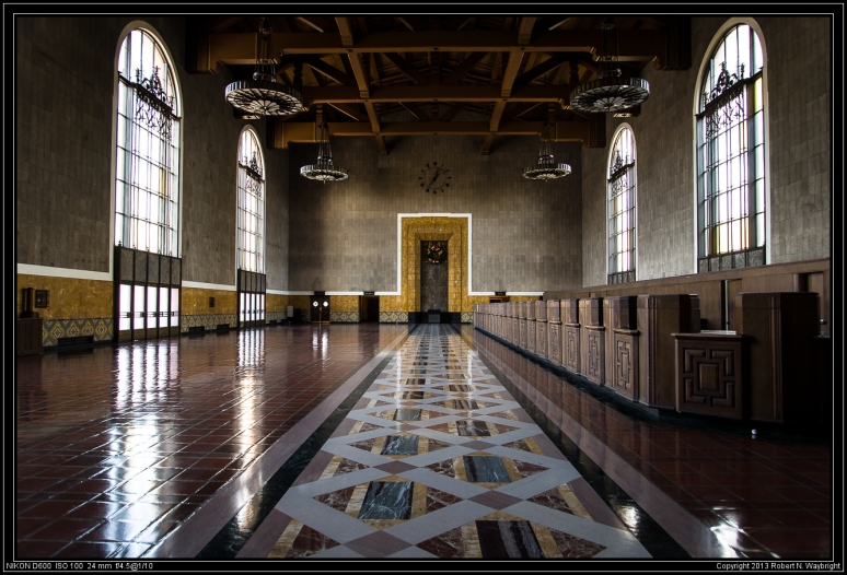 This closed-off section of Los Angeles Union Station was featured on Marvel's Agents of SHEILD