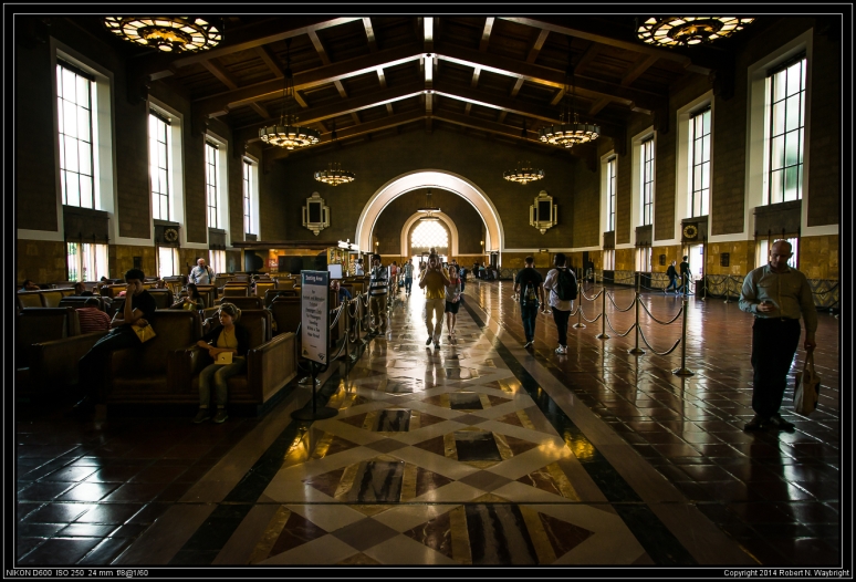 The ever-changing waiting room at Los Angeles Union Station (LAUS)